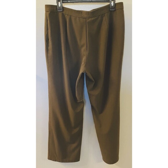 Sag Harbor Stretch Petite Womens Dark Green Dress Pants Size 14P - Picture 6 of 6